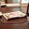 Dacasso Brown 17" x 12" Leatherette Cut Corner Placemat HN-3348 - alternate 4